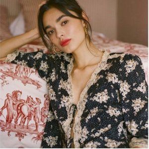 BNWT Rouje Aldo Blouse in Bouquet Mamie FR34